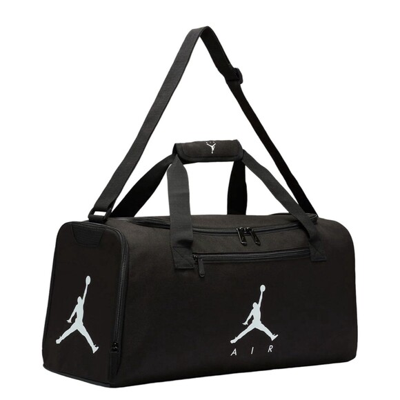 NEW Nike Air Jordan Jumpman Duffle Bag BLACK Logo Athletic Carryall SM0744-023 - Picture 1 of 5